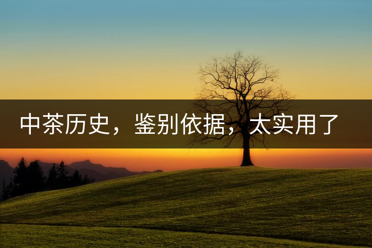 中茶歷史，鑒別依據(jù)，太實用了中茶歷史，鑒別依據(jù)，太實用了