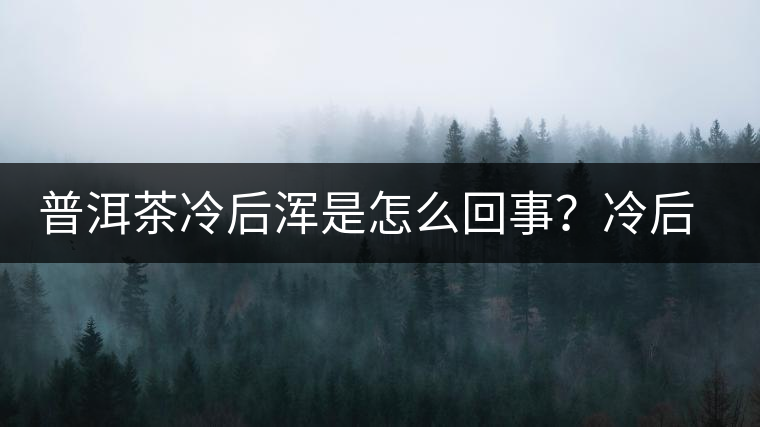 普洱茶冷后渾是怎么回事？冷后渾的普洱茶品質(zhì)好不好？