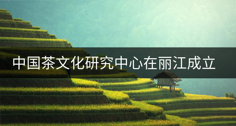 中國(guó)茶文化研究中心在麗江成立 力推茶馬古道申遺 中國(guó)茶文化研究中心在麗江成立 力推茶馬古道申遺