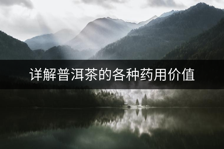 詳解普洱茶的各種藥用價值 詳解普洱茶的各種藥用價值