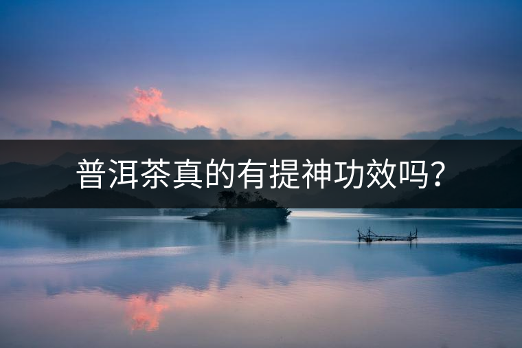 普洱茶真的有提神功效嗎？