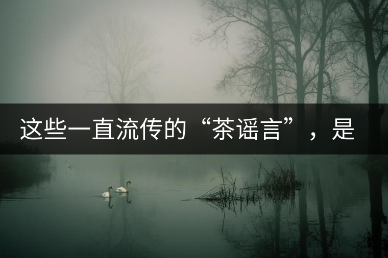 這些一直流傳的“茶謠言”，是時(shí)候知道真相了
