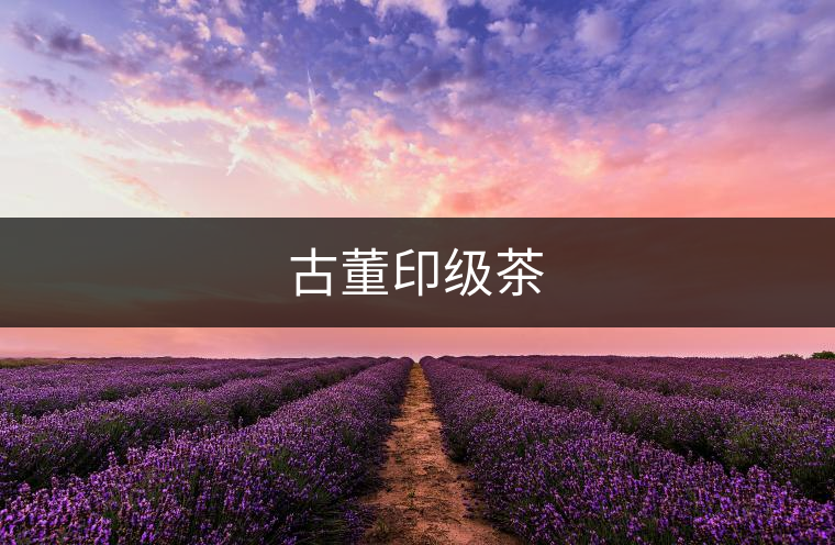 古董印級茶 古董印級茶