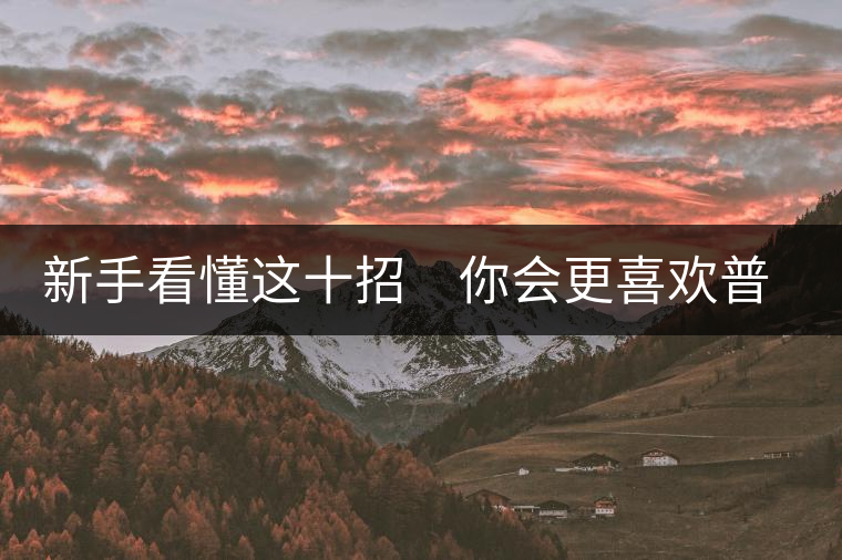 新手看懂這十招 你會更喜歡普洱茶 新手看懂這十招 你會更喜歡普洱茶