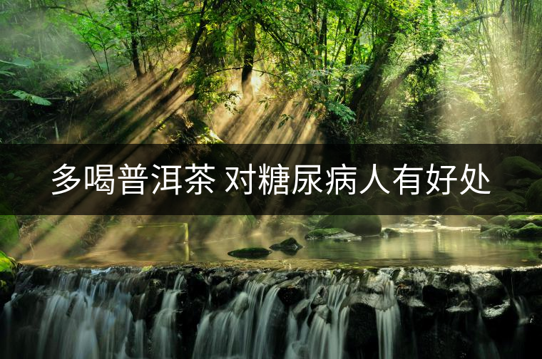 多喝普洱茶 對糖尿病人有好處 多喝普洱茶 對糖尿病人有好處