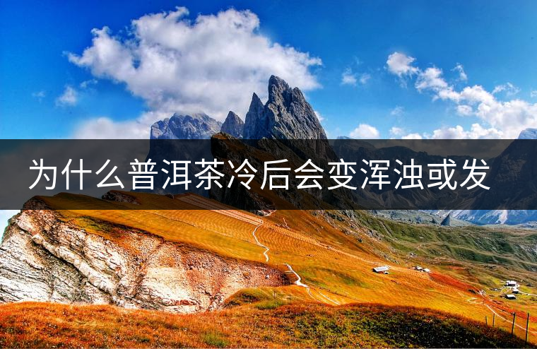 為什么普洱茶冷后會變渾濁或發(fā)酸 為什么普洱茶冷后會變渾濁或發(fā)酸