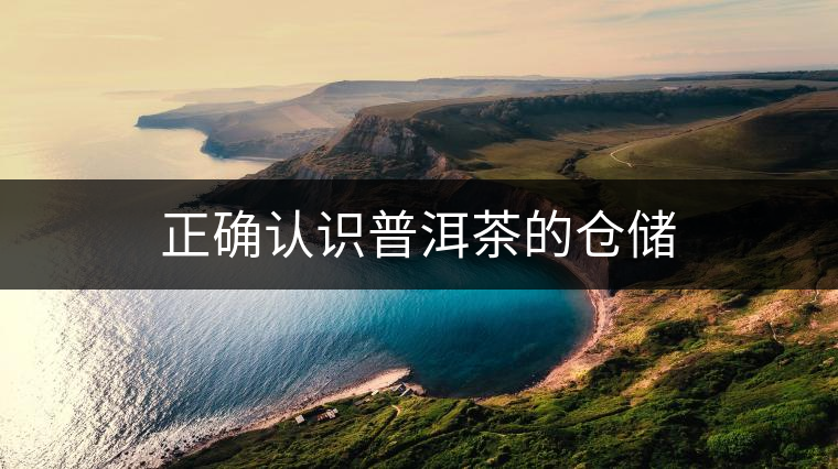 正確認識普洱茶的倉儲