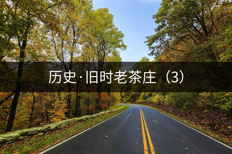 歷史·舊時(shí)老茶莊(3) 歷史·舊時(shí)老茶莊(3)