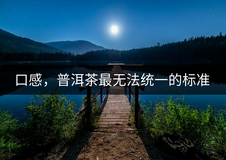 口感，普洱茶最無法統(tǒng)一的標(biāo)準(zhǔn)
