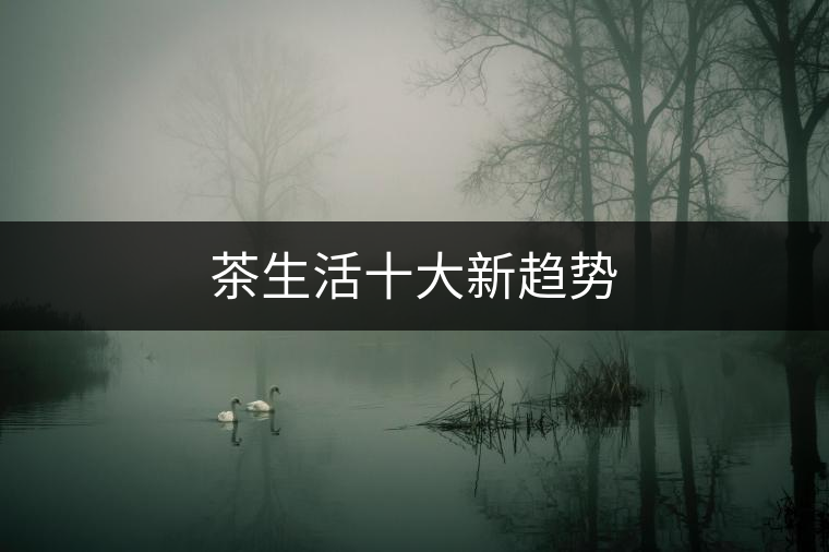 茶生活十大新趨勢 茶生活十大新趨勢
