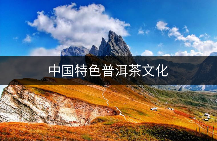 中國特色普洱茶文化 中國特色普洱茶文化