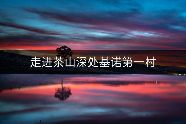 走進(jìn)茶山深處基諾第一村