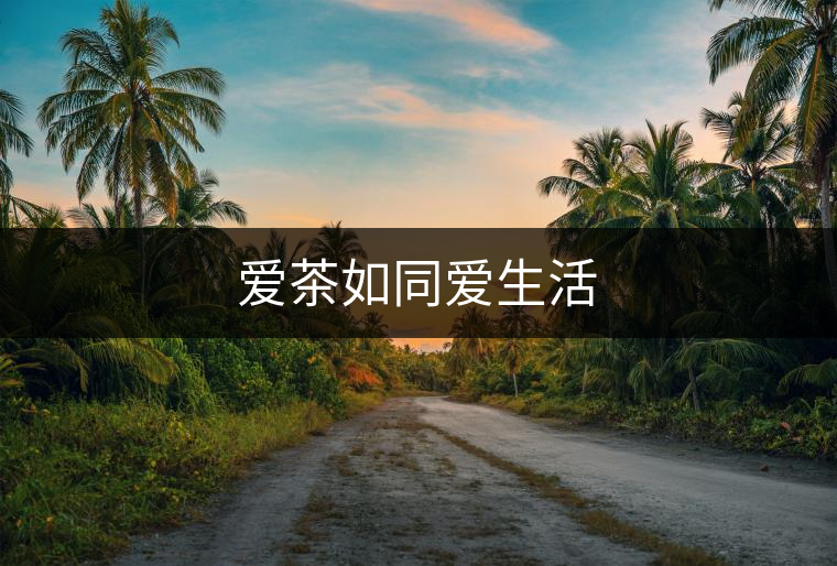 愛(ài)茶如同愛(ài)生活