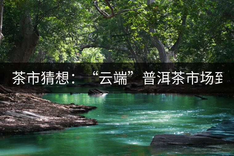 茶市猜想:“云端”普洱茶市場到來了! 茶市猜想:“云端”普洱茶市場到來了!