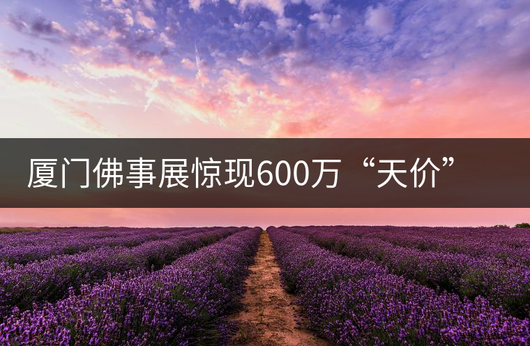 廈門佛事展驚現(xiàn)600萬“天價(jià)”普洱茶 廈門佛事展驚現(xiàn)600萬“天價(jià)”普洱茶
