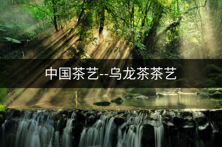 中國(guó)茶藝--烏龍茶茶藝