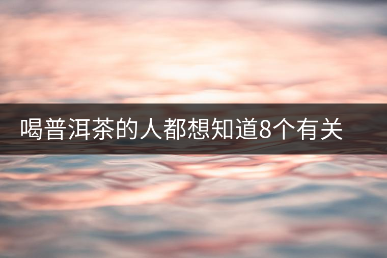 喝普洱茶的人都想知道8個(gè)有關(guān)普洱茶的問題 喝普洱茶的人都想知道8個(gè)有關(guān)普洱茶的問題