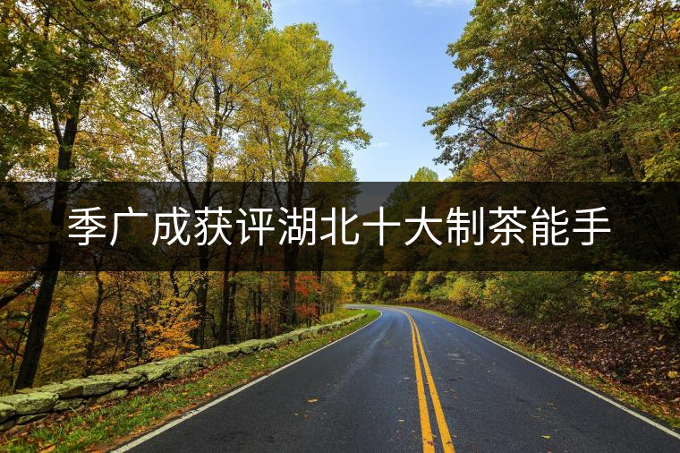 季廣成獲評湖北十大制茶能手 季廣成獲評湖北十大制茶能手