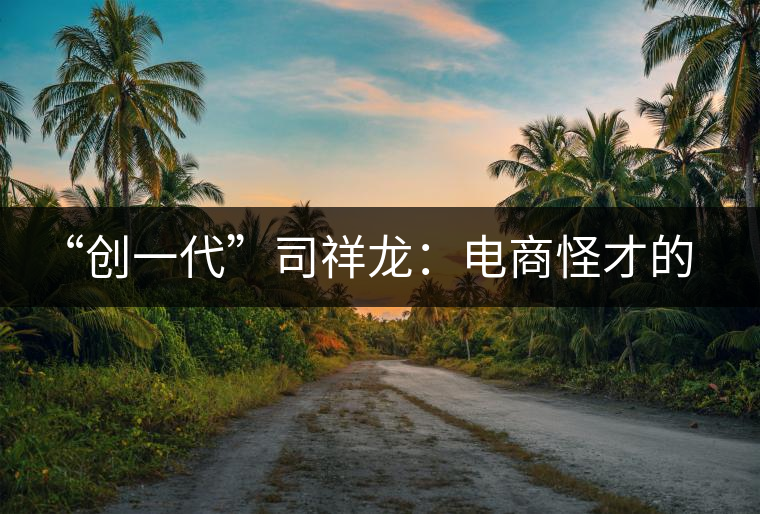 “創(chuàng)一代”司祥龍：電商怪才的中國(guó)茶葉快銷夢(mèng)