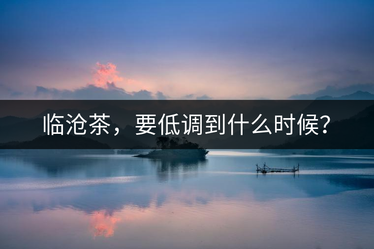 臨滄茶，要低調(diào)到什么時(shí)候？