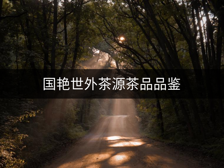 國艷世外茶源茶品品鑒 國艷世外茶源茶品品鑒