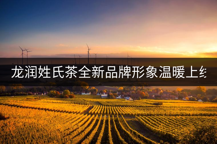 龍潤姓氏茶全新品牌形象溫暖上線！