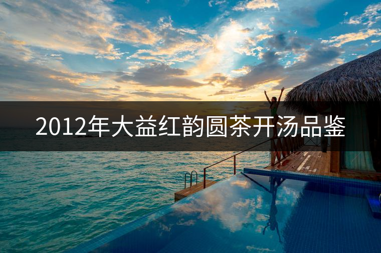 2012年大益紅韻圓茶開(kāi)湯品鑒 2012年大益紅韻圓茶開(kāi)湯品鑒