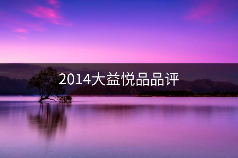 2014大益悅品品評