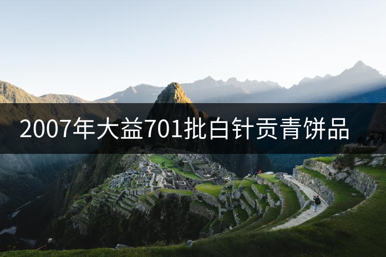 2007年大益701批白針貢青餅品評(píng)