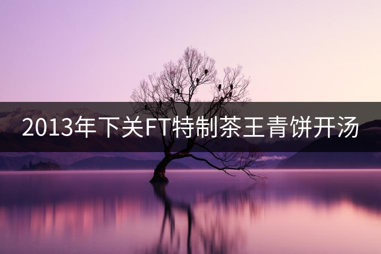 2013年下關(guān)FT特制茶王青餅開湯 2013年下關(guān)FT特制茶王青餅開湯