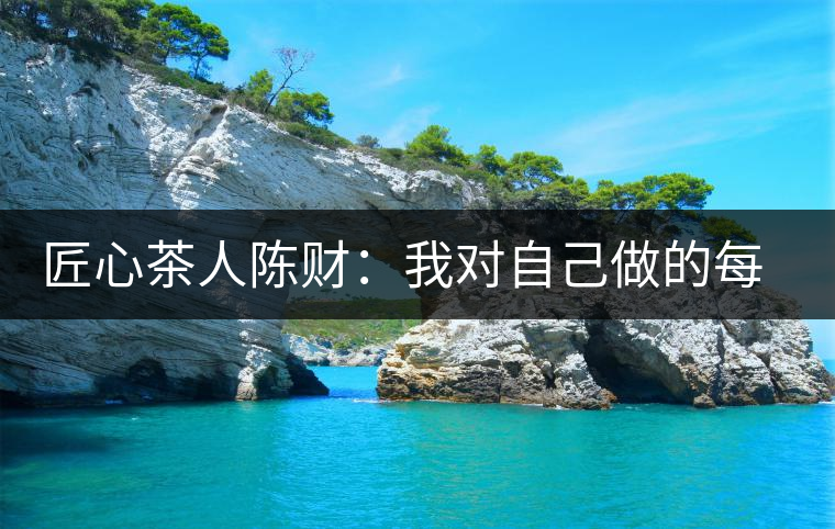 匠心茶人陳財(cái)：我對自己做的每一片茶葉負(fù)責(zé)