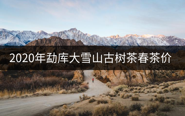 2020年勐庫大雪山古樹茶春茶價格是多少？