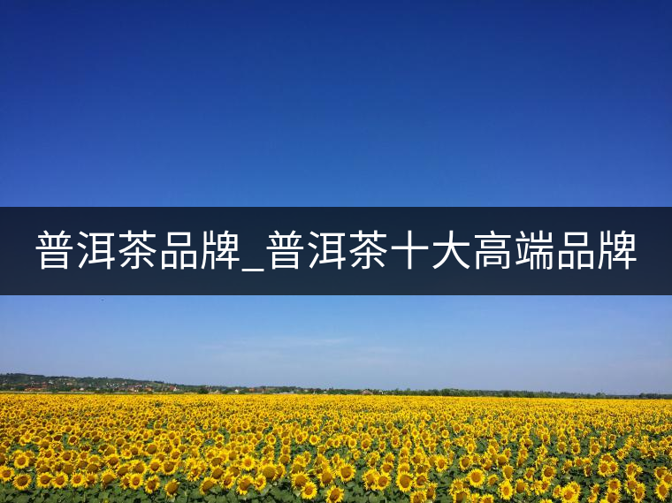 普洱茶品牌_普洱茶十大高端品牌_哪個(gè)牌子好？
