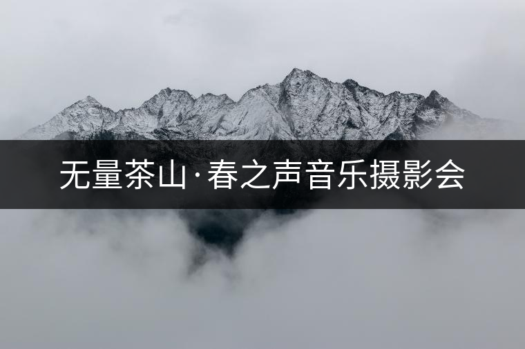 無量茶山·春之聲音樂攝影會(huì) 無量茶山·春之聲音樂攝影會(huì)