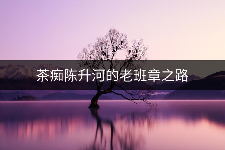 茶癡陳升河的老班章之路