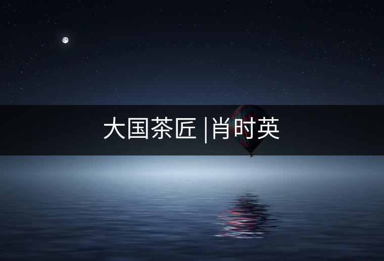 大國(guó)茶匠 |肖時(shí)英