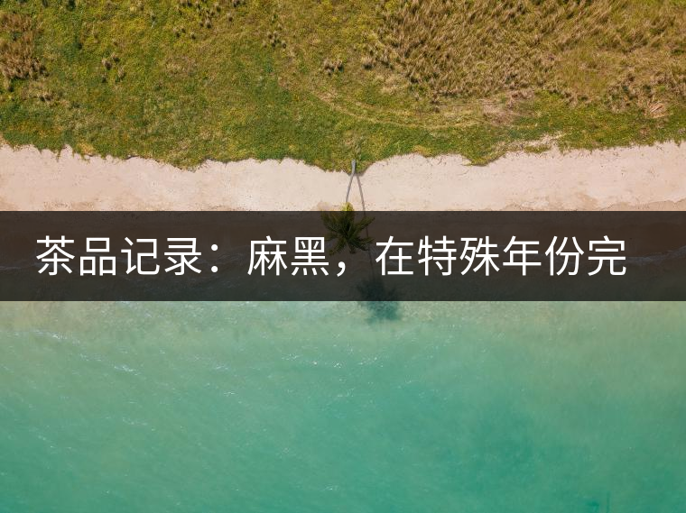 茶品記錄：麻黑，在特殊年份完成的心愿
