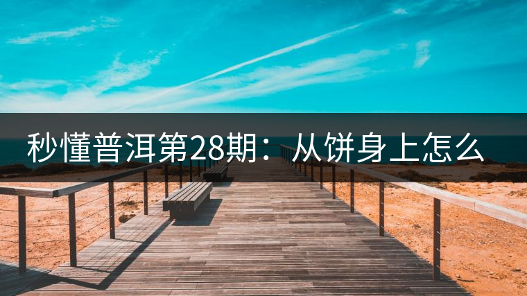 秒懂普洱第28期：從餅身上怎么辨識(shí)干倉(cāng)與濕倉(cāng) 普洱茶？