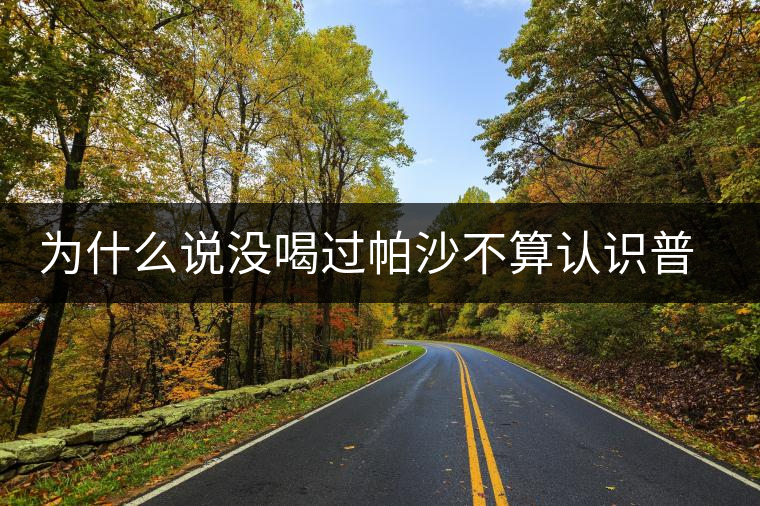 為什么說(shuō)沒(méi)喝過(guò)帕沙不算認(rèn)識(shí)普洱茶？
