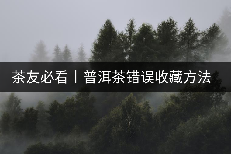 茶友必看丨普洱茶錯(cuò)誤收藏方法大揭秘 茶友必看丨普洱茶錯(cuò)誤收藏方法大揭秘