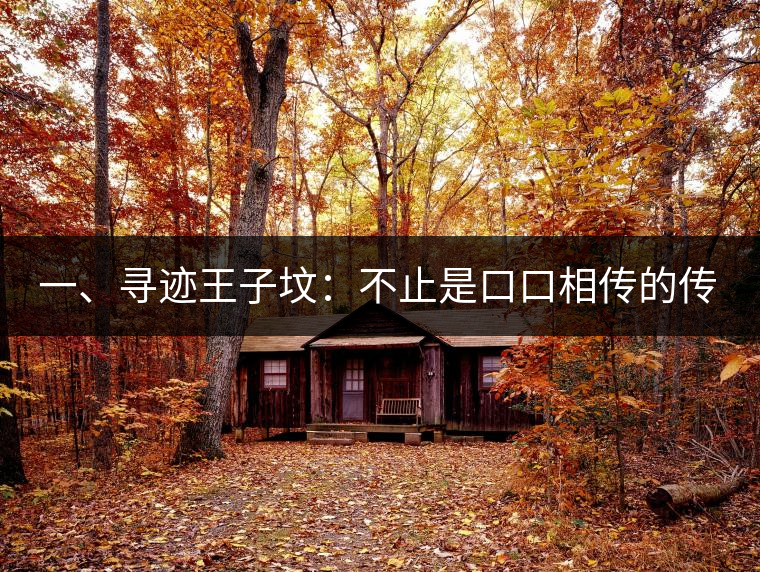 一、尋跡王子墳：不止是口口相傳的傳說，是刻在土地里的歷史